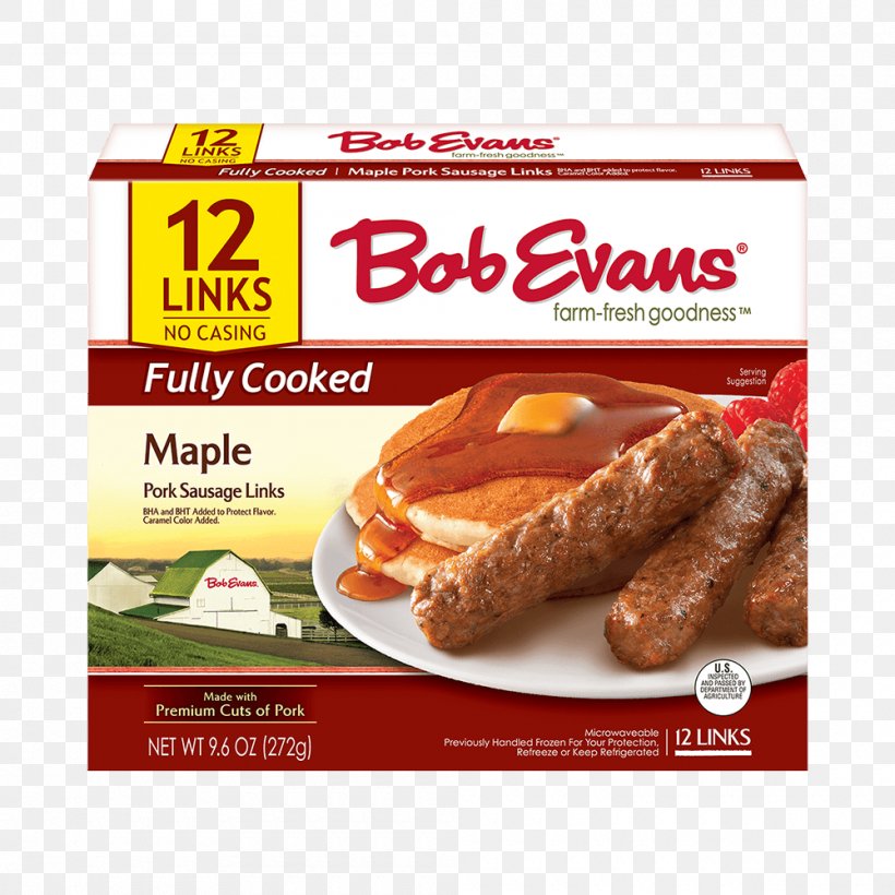 Breakfast Sausage Sausage Gravy Recipe Bob Evans Restaurants, PNG, 1000x1000px, Breakfast Sausage, Bob Evans Restaurants, Breakfast, Convenience Food, Cooking Download Free