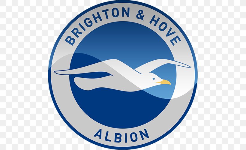 Brighton & Hove Albion F.C. Logo Pro Evolution Soccer 2018 Brighton And Hove, PNG, 500x500px, Brighton Hove Albion Fc, Area, Blue, Brand, Brighton And Hove Download Free