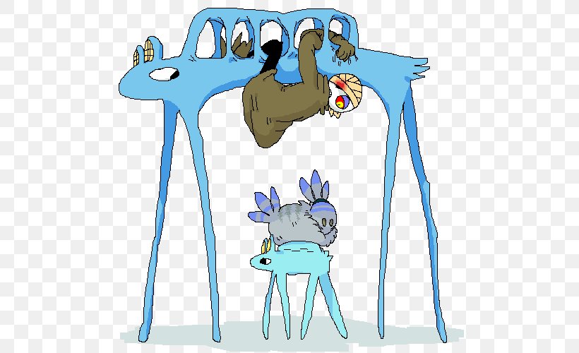 Giraffe Deer Clip Art, PNG, 500x500px, Watercolor, Cartoon, Flower, Frame, Heart Download Free