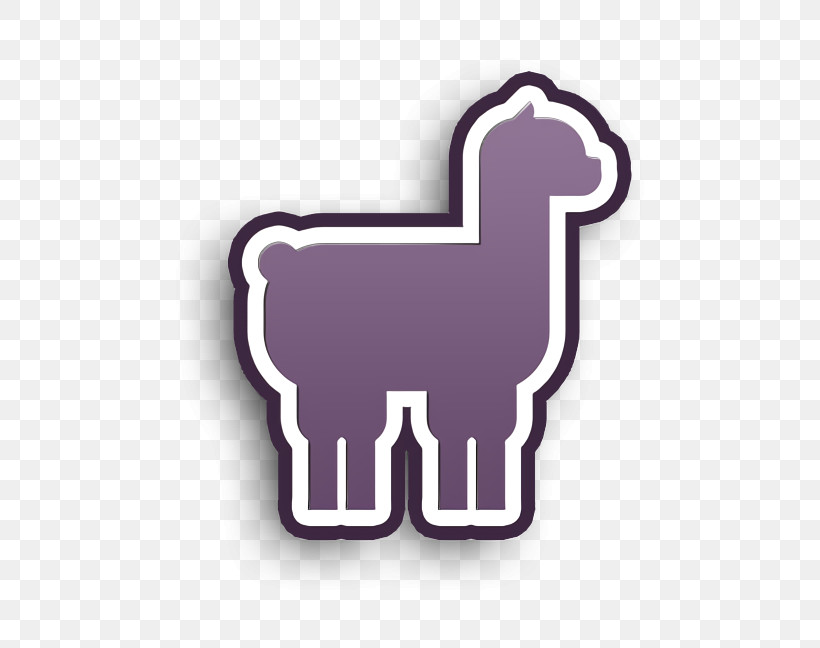 Llama Icon Animal Icon Animal Icon Icon, PNG, 572x648px, Llama Icon, Animal Icon, Animal Icon Icon, Biology, Lavender Download Free