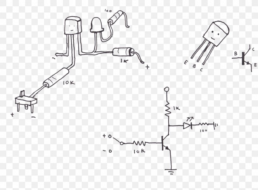 Wiring Diagram Electronic Circuit Circuit Diagram Electrical Network Transistor, PNG, 1500x1110px, Wiring Diagram, Area, Auto Part, Black And White, Circuit Diagram Download Free