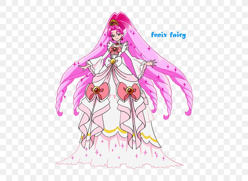 Cure Scarlet Pretty Cure All Stars Princess Miyuki Hoshizora, PNG, 500x600px, Watercolor, Cartoon, Flower, Frame, Heart Download Free