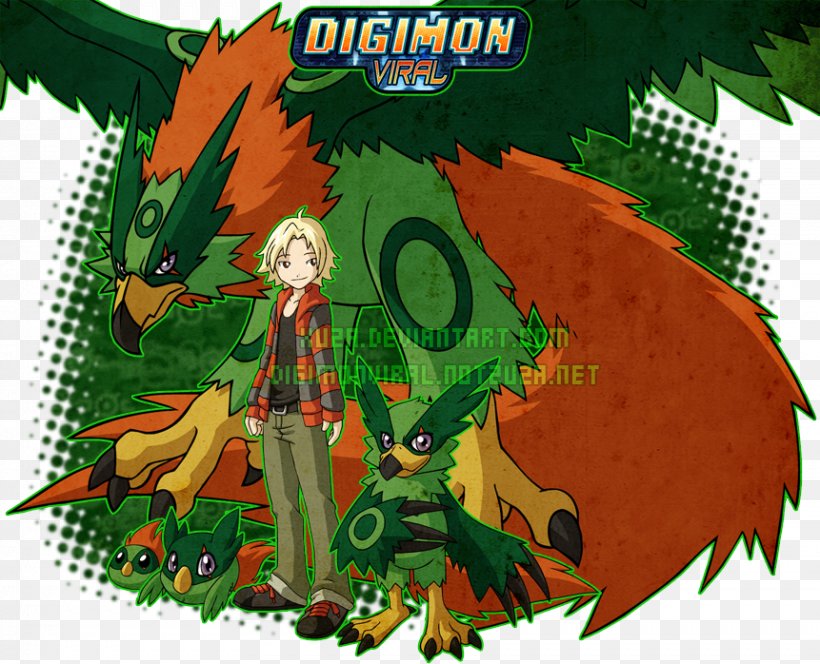 Digimon DeviantArt Fan Art Bird, PNG, 861x698px, Watercolor, Cartoon, Flower, Frame, Heart Download Free
