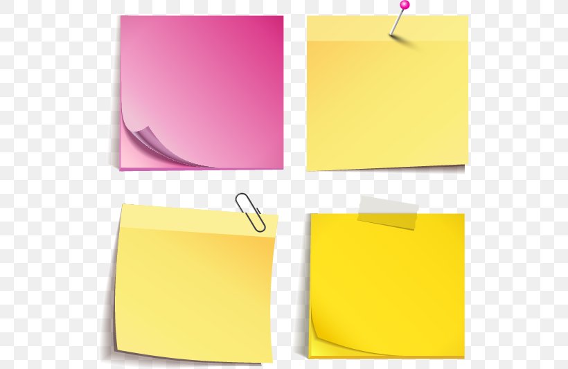 Post-it Note Paper Sticker Clip Art, PNG, 535x533px, Post It Note, Adhesive, Brand, Image Resolution, Material Download Free