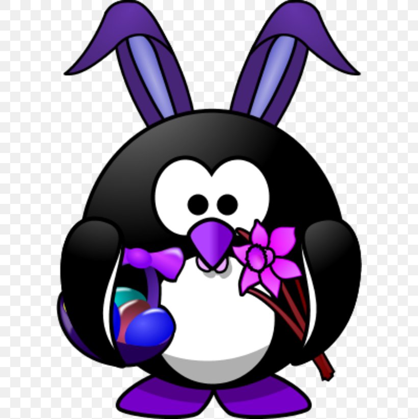 Easter Bunny Little Penguin Clip Art, PNG, 600x822px, Easter Bunny, Art, Christmas, Easter, Easter Egg Download Free