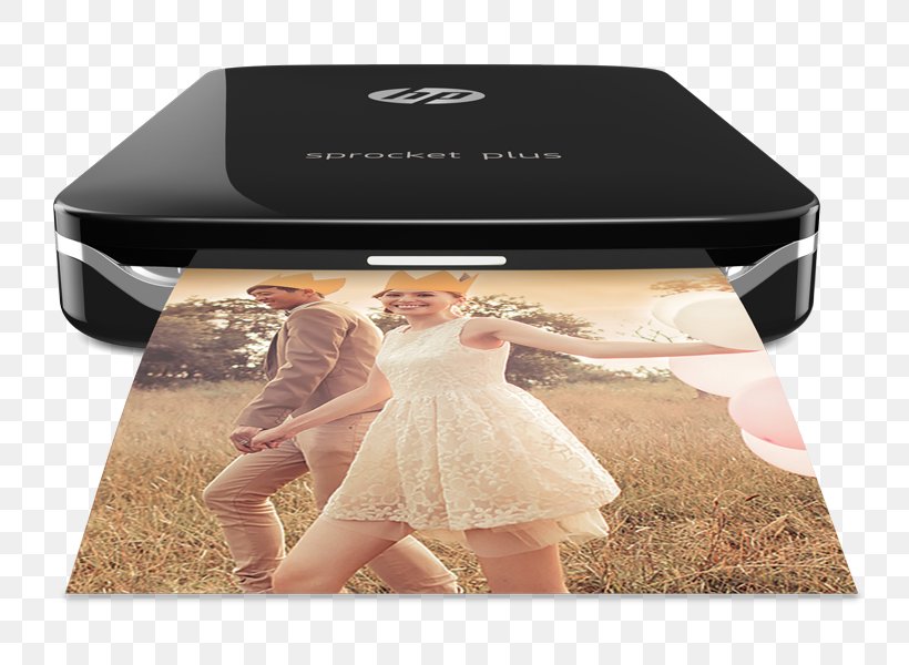 Hewlett-Packard HP Sprocket Plus Compact Photo Printer Zink, PNG, 800x600px, Hewlettpackard, Box, Compact Photo Printer, Hp Sprocket, Hp Sprocket Plus Download Free