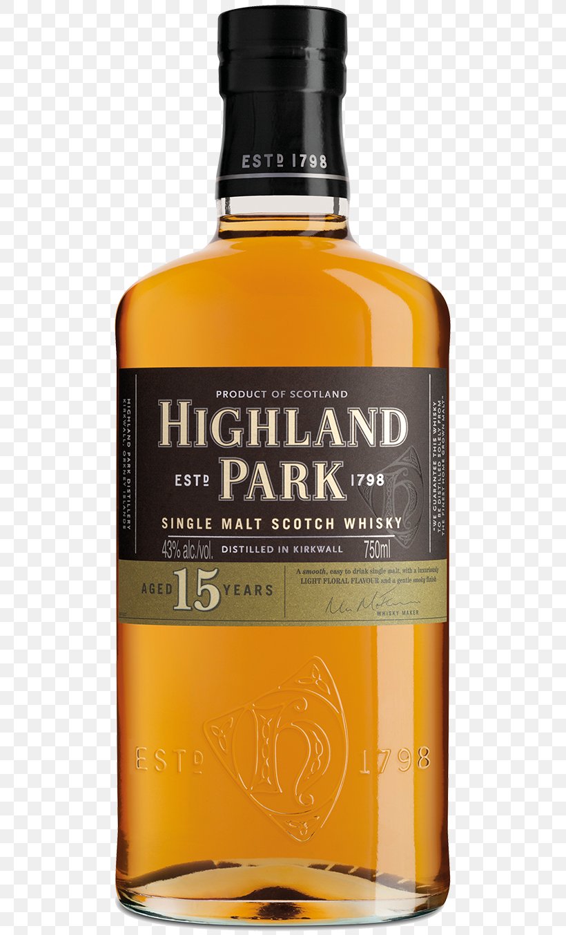 Highland Park Distillery Single Malt Whisky Scotch Whisky Whiskey Distilled Beverage, PNG, 525x1353px, Highland Park Distillery, Alcoholic Beverage, Barley, Barrel, Bottle Download Free