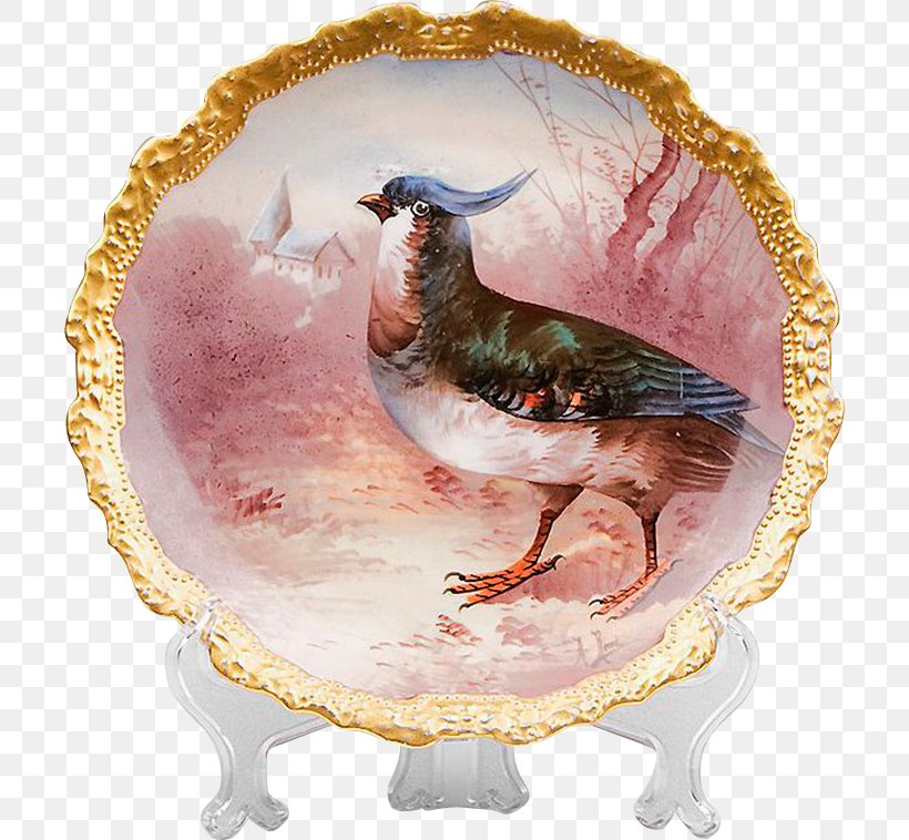 Limoges Plate China Painting Bird Bone China, PNG, 758x758px, Limoges, Beak, Bird, Bone China, China Painting Download Free