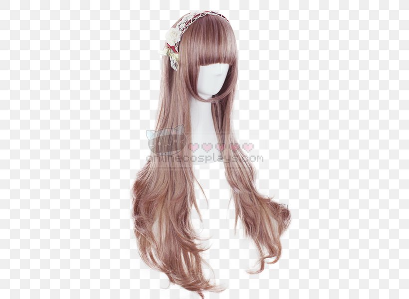 Long Hair Harajuku Brown Hair Wig Cosplay, PNG, 600x600px, Long Hair, Bangs, Blond, Brown, Brown Hair Download Free