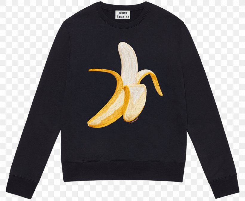 T-shirt Acne Studios Emoji Fashion Blouse, PNG, 1200x985px, Tshirt, Acne Studios, Banana, Black, Blouse Download Free