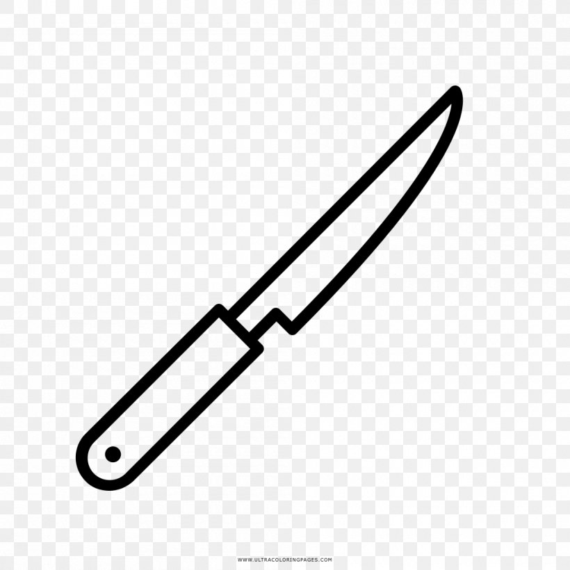 Knife Drawing Kitchen Knives Spatula, PNG, 1000x1000px, Knife, Auto Part, Bathroom, Black And White, Blade Download Free