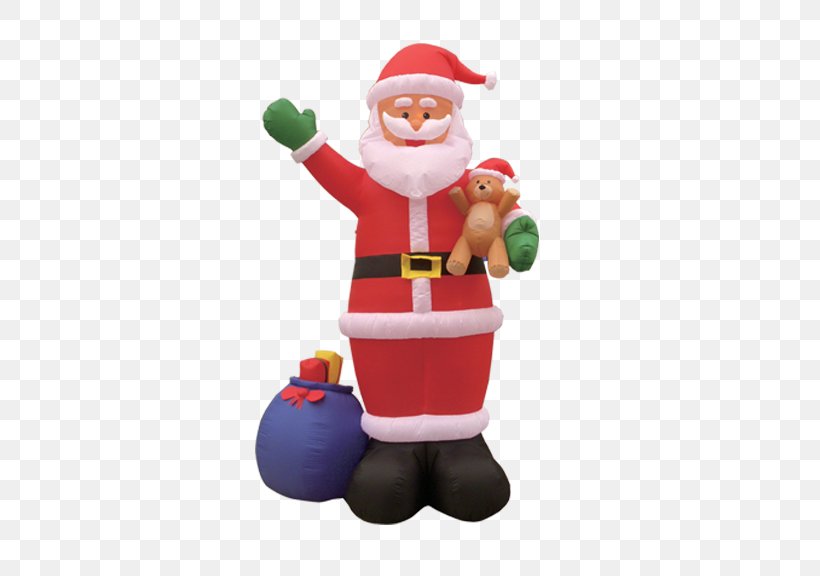 12 Foot Christmas Inflatable Santa Claus With Gift Bag And Bear Christmas Decoration Christmas Day, PNG, 576x576px, Santa Claus, Christmas Day, Christmas Decoration, Christmas Ornament, Christmas Tree Download Free
