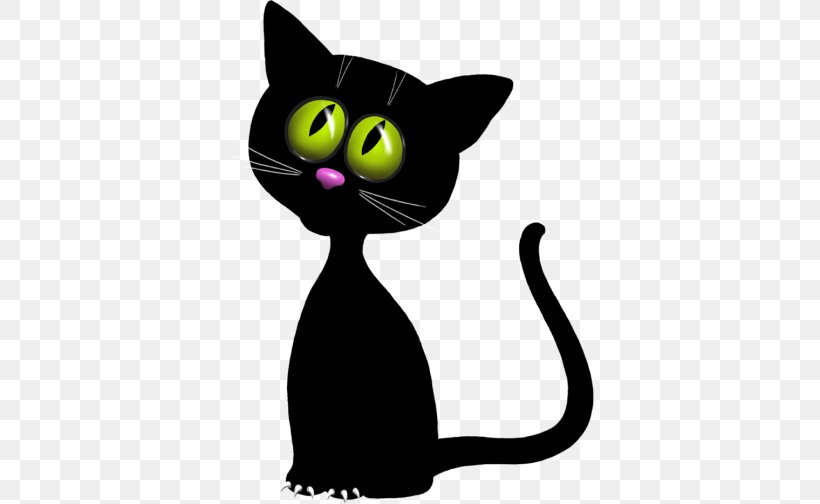 Black Cat Kitten Domestic Short-haired Cat Whiskers, PNG, 504x504px, Black Cat, Animation, Black, Carnivoran, Cartoon Download Free