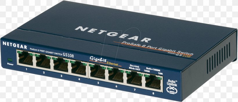 Gigabit Ethernet Netgear 1000BASE-T, PNG, 1197x516px, Gigabit Ethernet, Computer, Computer Network, Computer Port, Electrical Switches Download Free