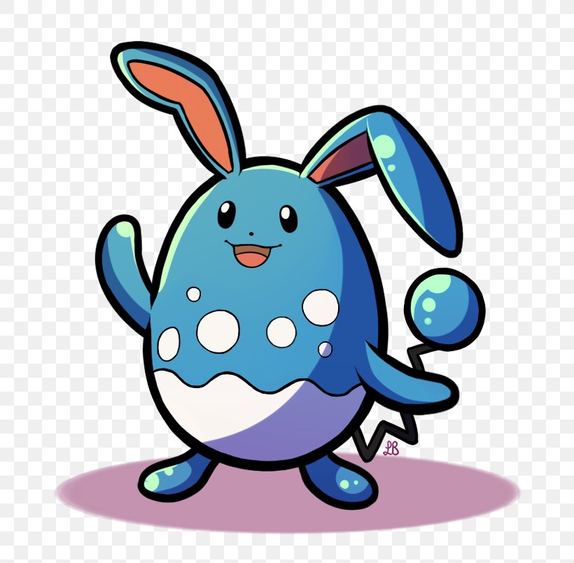Pokémon Red And Blue Pokémon X And Y Azumarill, PNG, 752x805px, Azumarill, Artwork, Azurill, Domestic Rabbit, Easter Bunny Download Free
