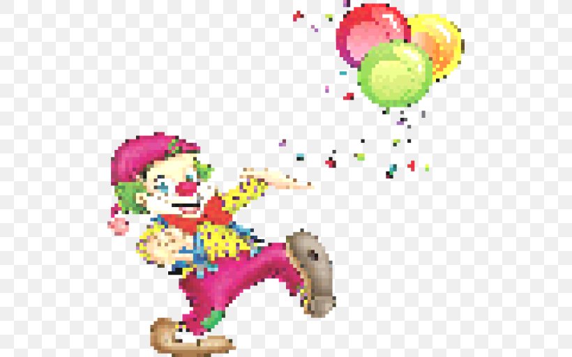 Clown Animation Drawing Circus, PNG, 512x512px, Clown, Animation, Area, Art, Balloon Download Free