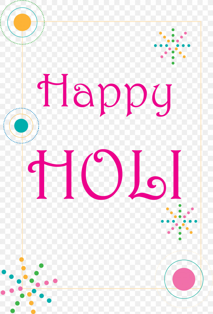 Happy Holi, PNG, 2247x3313px, Happy Holi, Circle, Line, Pink, Text Download Free