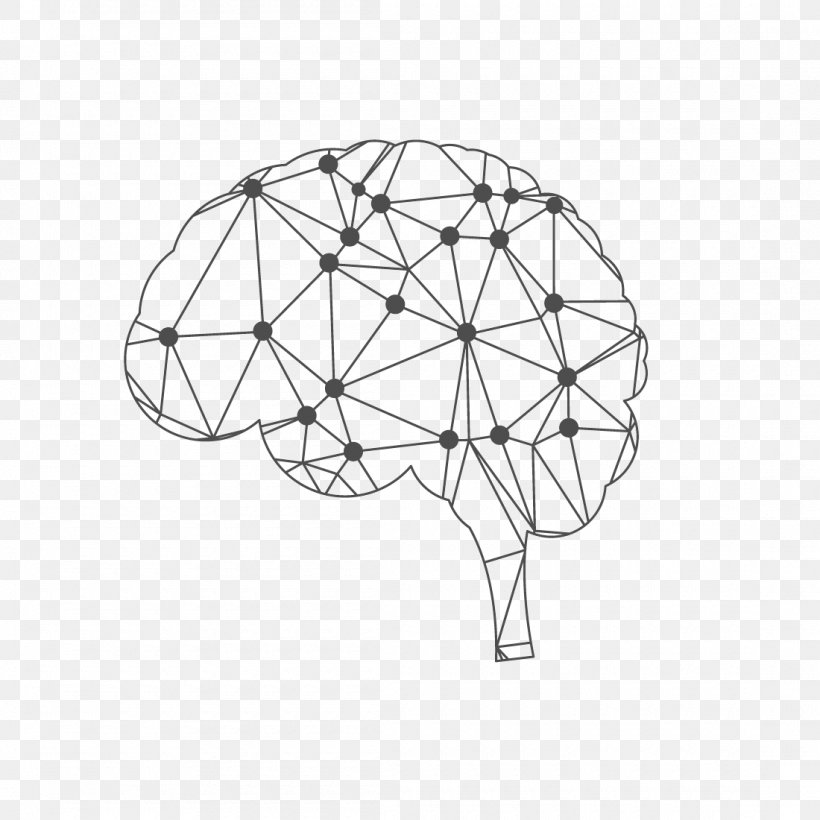 Human Brain Line Skull, PNG, 1100x1100px, Brain, Black And White, Central Nervous System, Cerebrum, Cognitive Training Download Free