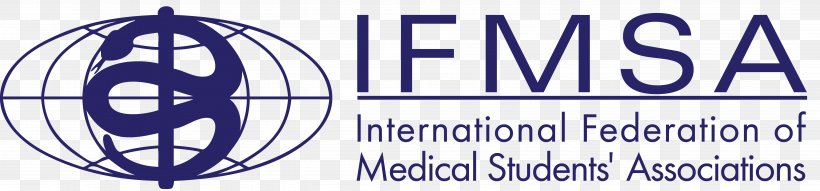 International Federation Of Medical Students' Associations Student Society World Directory Of Medical Schools Organization, PNG, 5408x1266px, Student, Blue, Brand, Donetsk National Medical University, Intern Download Free