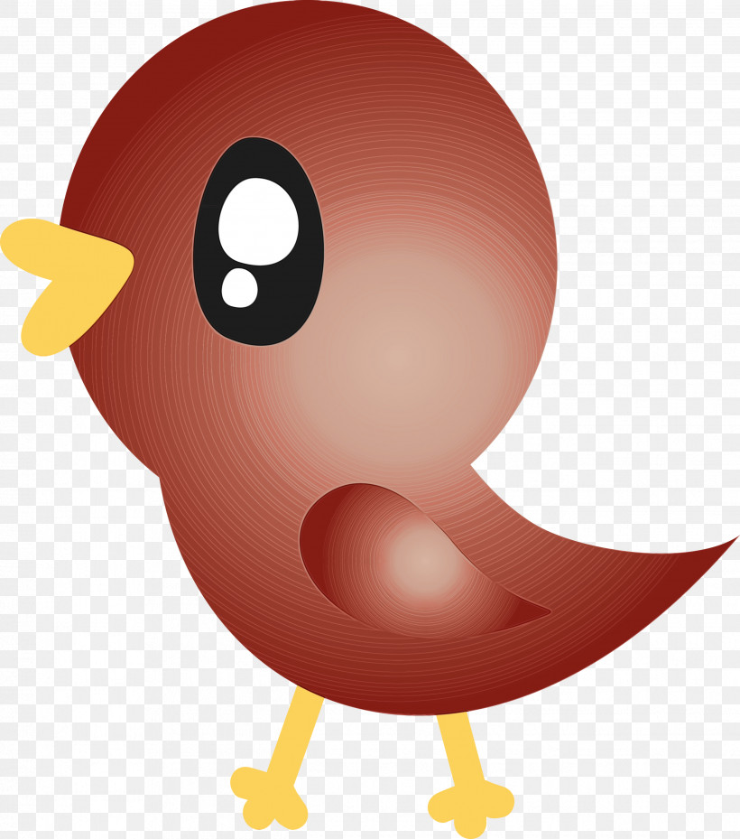Cartoon Beak Chicken Bird Rooster, PNG, 2646x3000px, Cute Bird, Beak, Bird, Cartoon, Cartoon Bird Download Free
