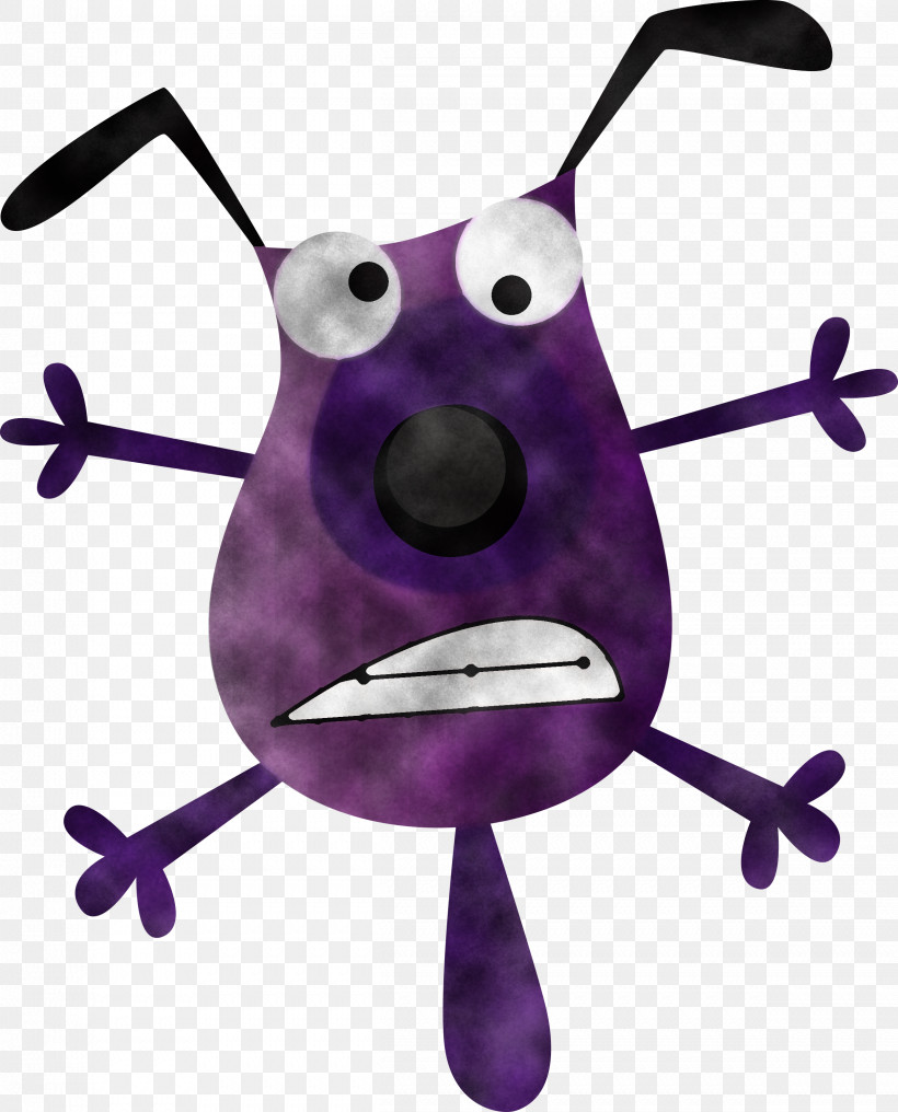 Purple Violet Cartoon, PNG, 2419x3000px, Cute Cartoon Dog, Cartoon, Purple, Violet Download Free