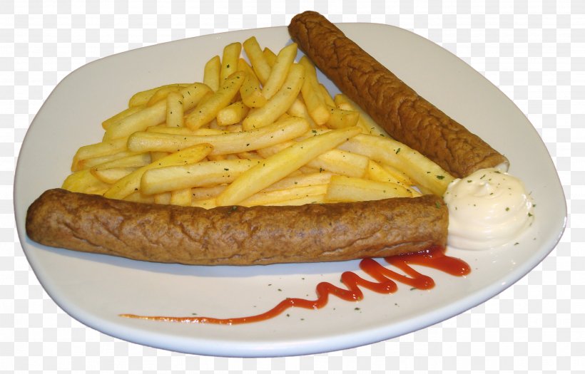 French Fries Full Breakfast Bratwurst Bockwurst Currywurst, PNG, 2736x1752px, French Fries, American Food, Bockwurst, Bratwurst, Breakfast Download Free