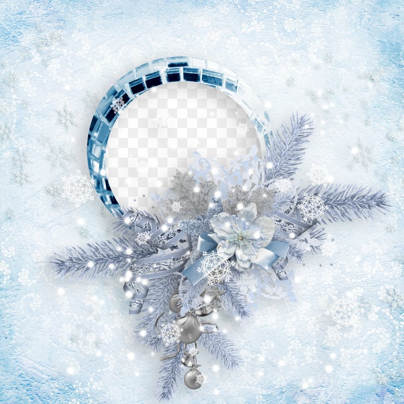 Digital Photo Frame Christmas Picture Frame, PNG, 3600x3600px, Digital Photo Frame, Blue, Christmas, Christmas Ornament, Freezing Download Free