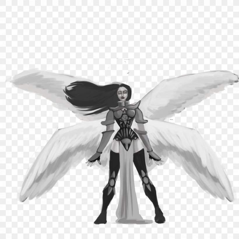 Figurine White Legendary Creature Supernatural, PNG, 1600x1600px, Figurine, Black And White, Fictional Character, Legendary Creature, Membrane Winged Insect Download Free