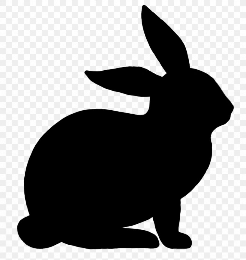 Easter Bunny Rabbit Silhouette Clip Art, PNG, 869x917px, Easter Bunny