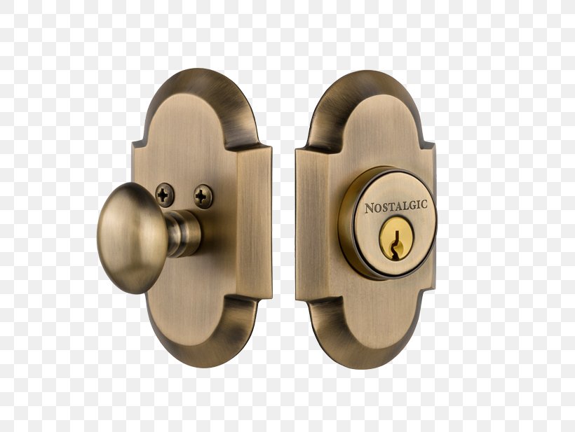 Lock Dead Bolt Door Handle Brass Latch, PNG, 600x617px, Lock, Bolt, Brass, Crowbar, Cylinder Download Free