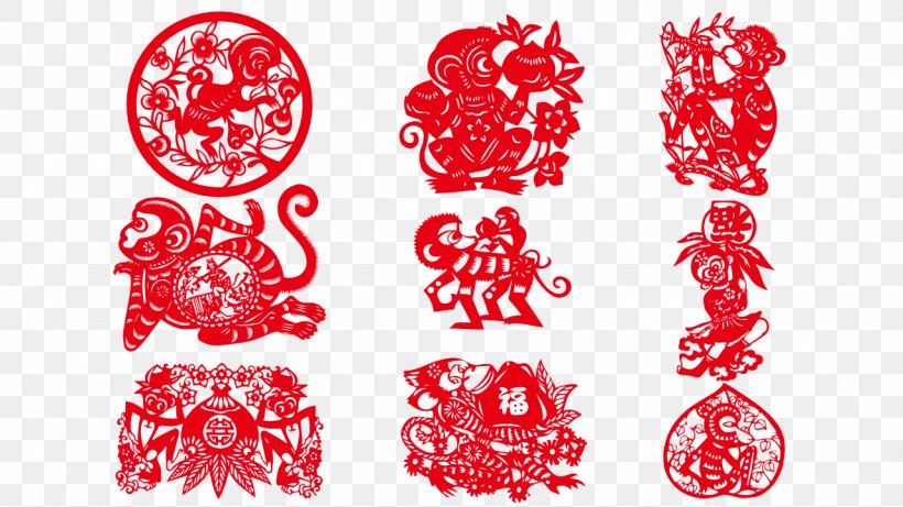 Papercutting Baby Monkeys Chinese Paper Cutting, PNG, 1280x720px, Paper, Art, Baby Monkeys, Chinese New Year, Chinese Paper Cutting Download Free
