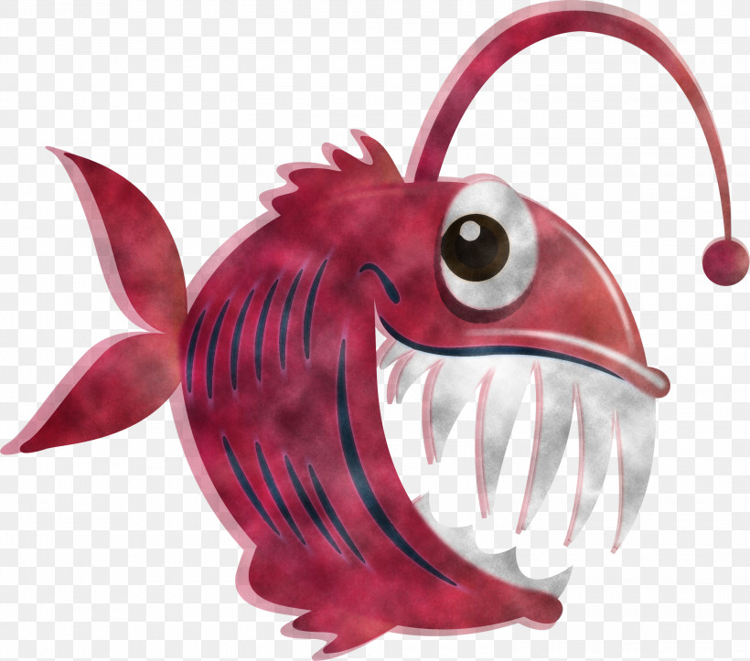 Cartoon Anglerfish Fish Mouth Eye, PNG, 3000x2646px, Cartoon, Anglerfish, Animation, Eye, Fish Download Free
