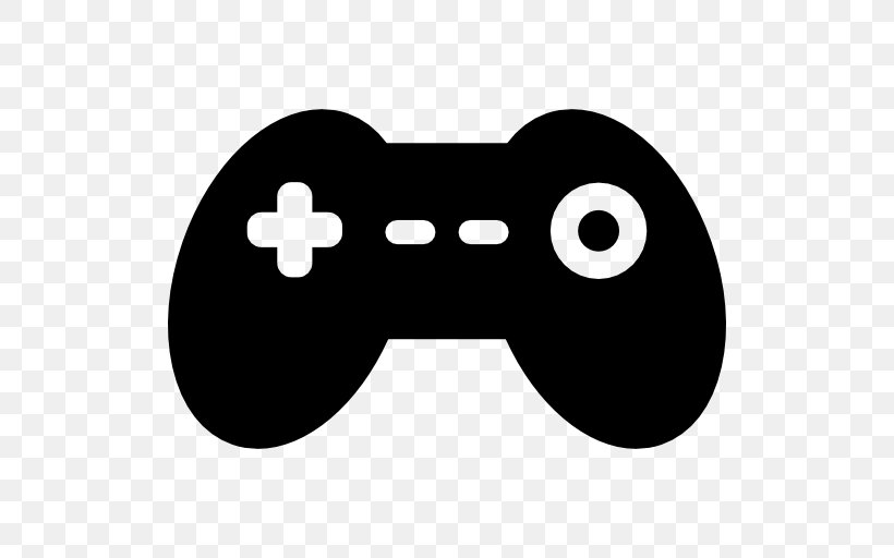 Joystick Game Controllers Video Game, PNG, 512x512px, Joystick, Black, Black And White, Game, Game Controller Download Free