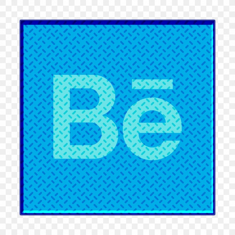 Behance Icon, PNG, 1036x1036px, Behance Icon, Aqua, Azure, Blue, Electric Blue Download Free