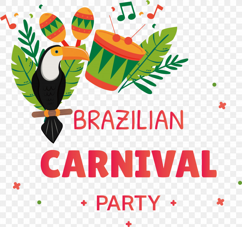 Carnival, PNG, 6072x5705px, Brazil Carnival, Beak, Birds, Carnival Download Free