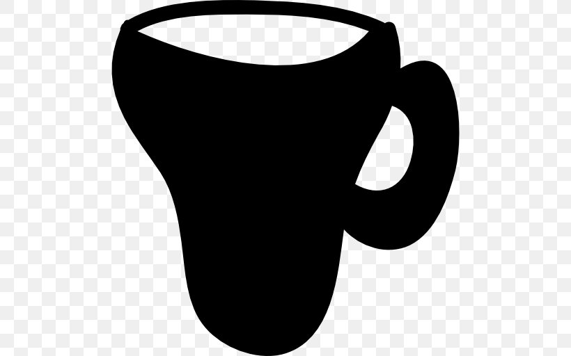 Coffee Cup Mug, PNG, 512x512px, Coffee Cup, Black, Black And White, Coffee, Cup Download Free
