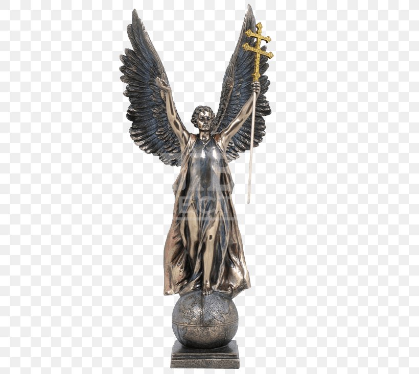 Gabriel Michael Bronze Sculpture Statue Figurine, PNG, 733x733px, Gabriel, Angel, Archangel, Bronze, Bronze Sculpture Download Free