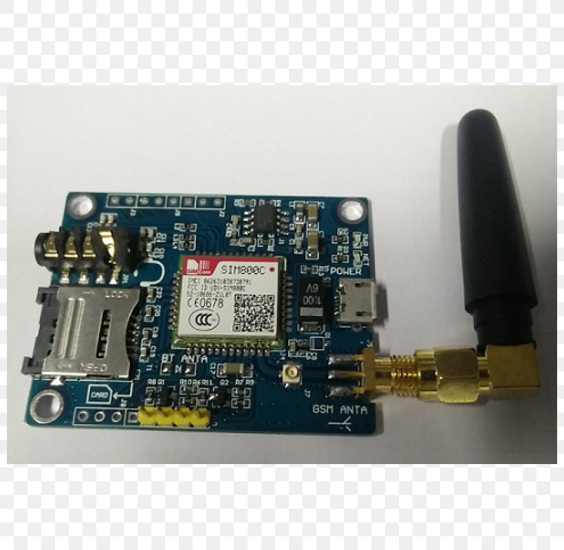 Microcontroller TV Tuner Cards & Adapters Electronics GSM General Packet Radio Service, PNG, 800x800px, Microcontroller, Arduino, Circuit Component, Computer Component, Computer Software Download Free