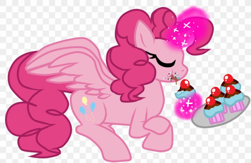 Pony Pinkie Pie Winged Unicorn Horse Drawing, PNG, 1024x666px, Watercolor, Cartoon, Flower, Frame, Heart Download Free