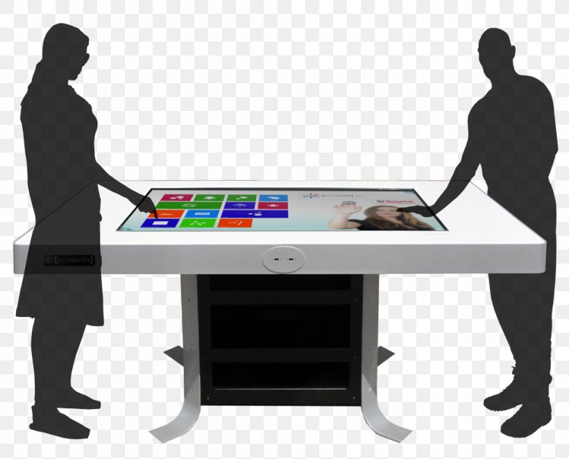 Table Touchscreen Multi-touch Game Advertising, PNG, 1000x808px, Table, Advertising, Communication, Computer Monitors, Desk Download Free