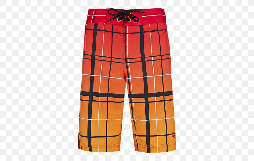 Tartan Trunks Product, PNG, 520x520px, Tartan, Active Pants, Active Shorts, Orange, Plaid Download Free