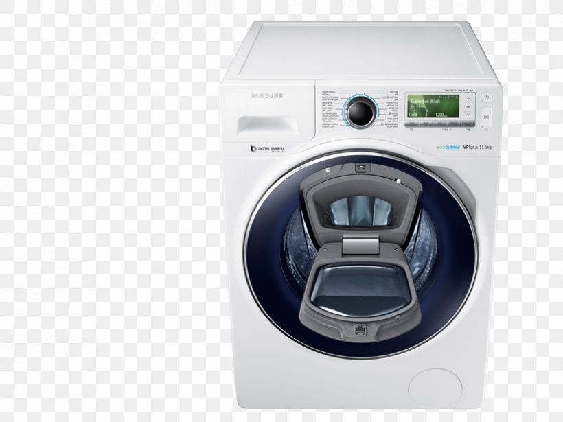 Washing Machines Samsung WW90K7615OW Samsung WW12K8412OX, PNG, 826x620px, Washing Machines, Clothes Dryer, Electronics, Home Appliance, Laundry Download Free