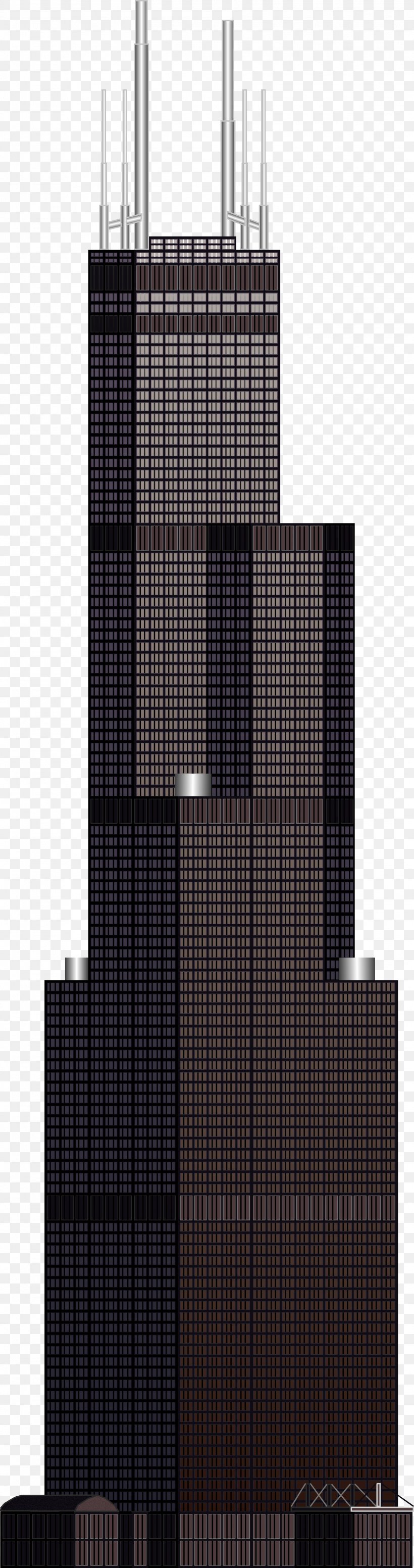 Willis Tower One World Trade Center Clip Art, PNG, 1628x6162px, Willis Tower, Architecture, Art, Building, Commercial Building Download Free