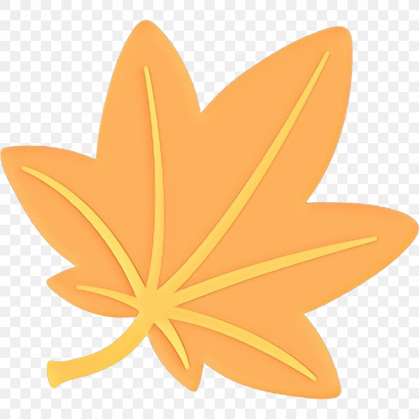 Orange Flower, PNG, 1024x1024px, Cartoon, Flower, Flowering Plant, Leaf, Orange Download Free