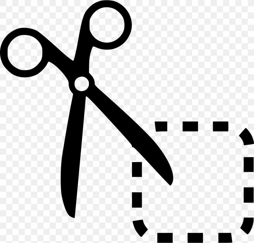 Clip Art Line Angle Black Scissors, PNG, 980x940px, Black, Area, Artwork, Black And White, Black M Download Free