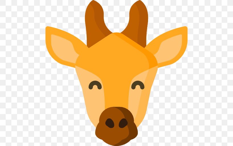 Giraffe Reindeer Snout Clip Art, PNG, 512x512px, Giraffe, Deer, Giraffidae, Head, Mammal Download Free