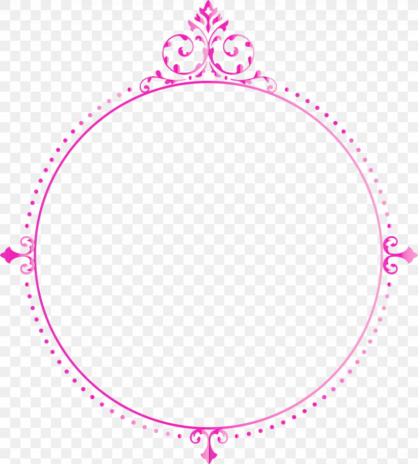 Pink Circle Magenta Oval, PNG, 2700x3000px, Classic Frame, Circle, Magenta, Oval, Paint Download Free