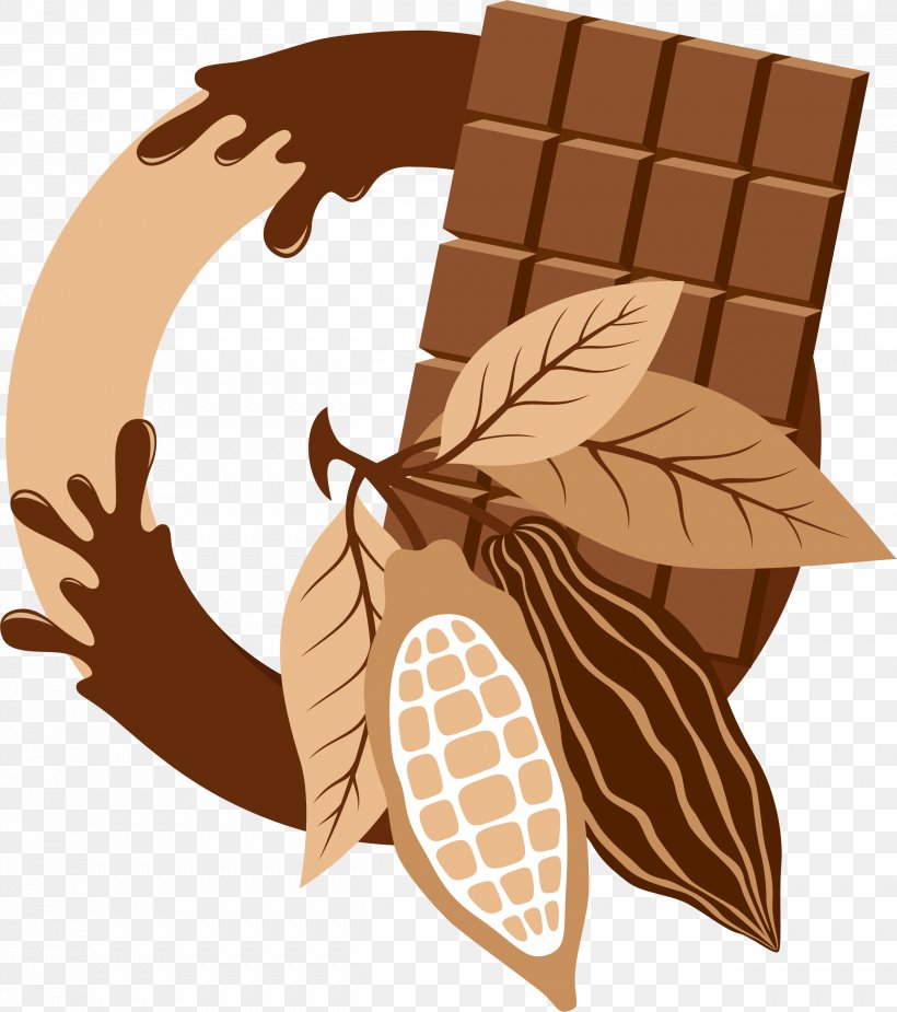 Brown Simple Chocolate Plant Decoration Pattern, PNG, 2501x2822px, Chocolate, Computer Graphics, Food, Leaf Download Free