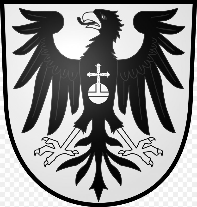 Coats Of Arms Of The Holy Roman Empire Holy Roman Emperor Coat Of Arms, PNG, 2000x2105px, Holy Roman Empire, Bird, Bird Of Prey, Black And White, Coat Of Arms Download Free