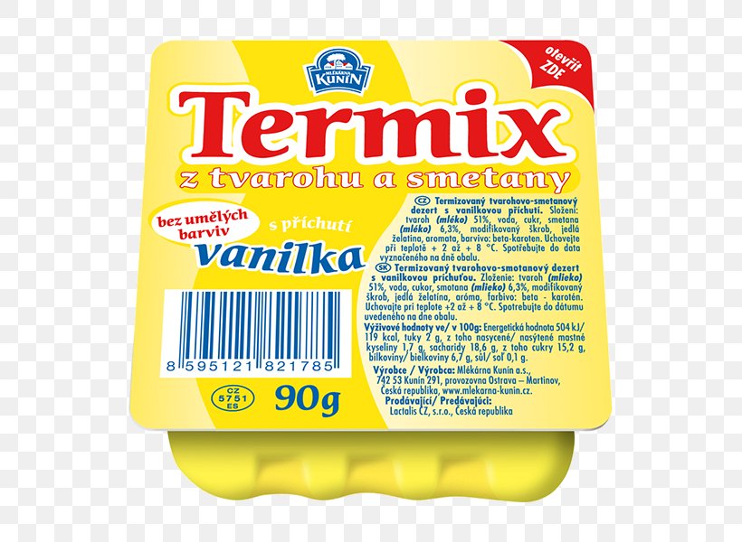 Cream Milk Quark Termix Yoghurt, PNG, 600x600px, Cream, Brand, Butter, Cheese, Cocoa Bean Download Free